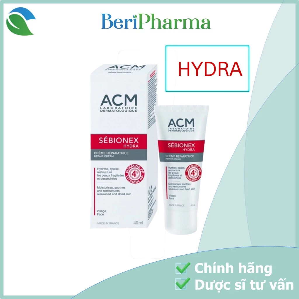 ACM Kem Dưỡng Ẩm Dành Cho Da Mụn ACM Sebionex Hydra Repair Cream 40ml