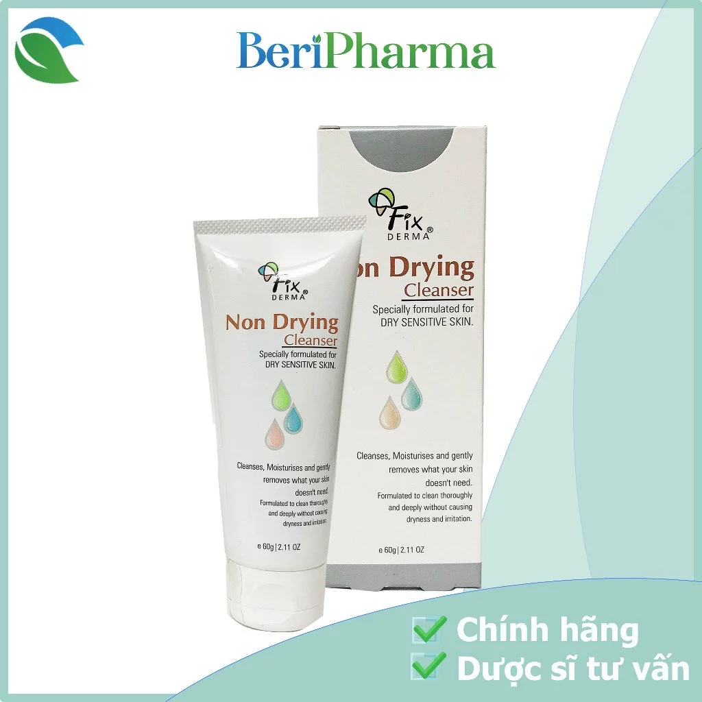 Fixderma Sữa Rửa Mặt Non Drying Cleanser 60g