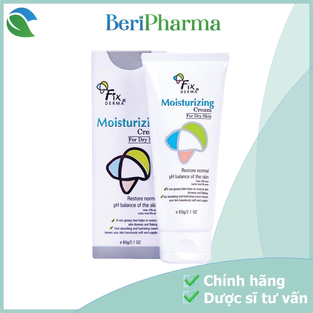 Fixderma Kem Giữ Ẩm Cho Da Khô Bong Tróc Moisturizing Cream 60g