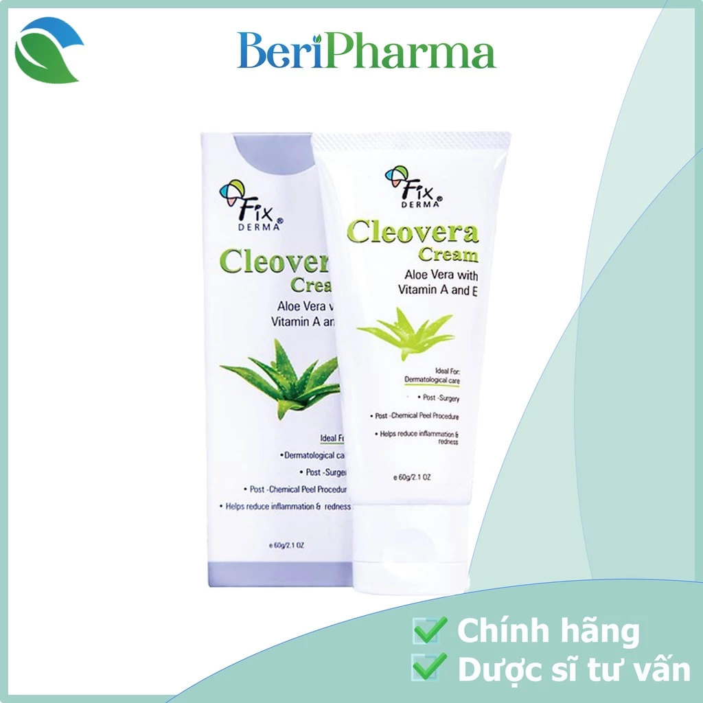 Fixderma Kem Dưỡng Ẩm Làm Mềm Da Cleovera Cream 60g