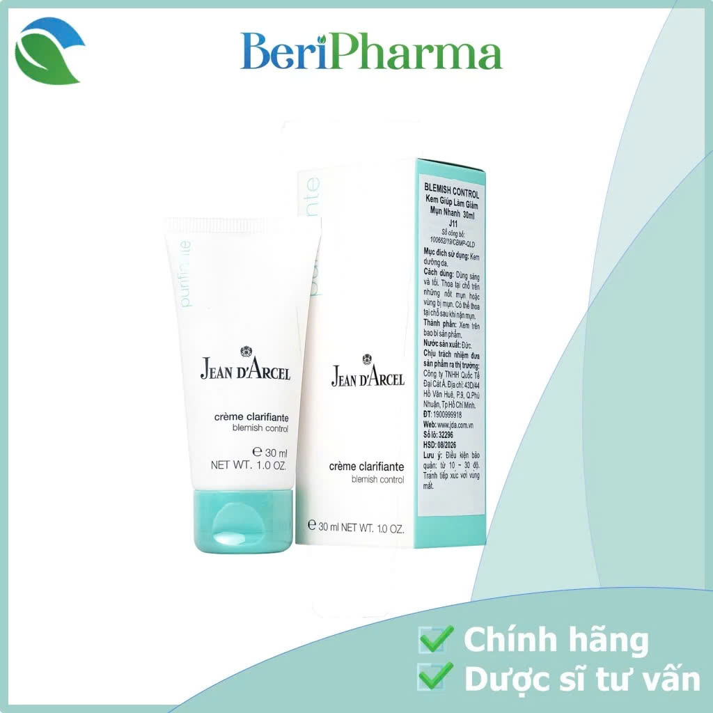 Jean D'Arcel Kem Dưỡng Giảm Mụn Blemish Control 30ml