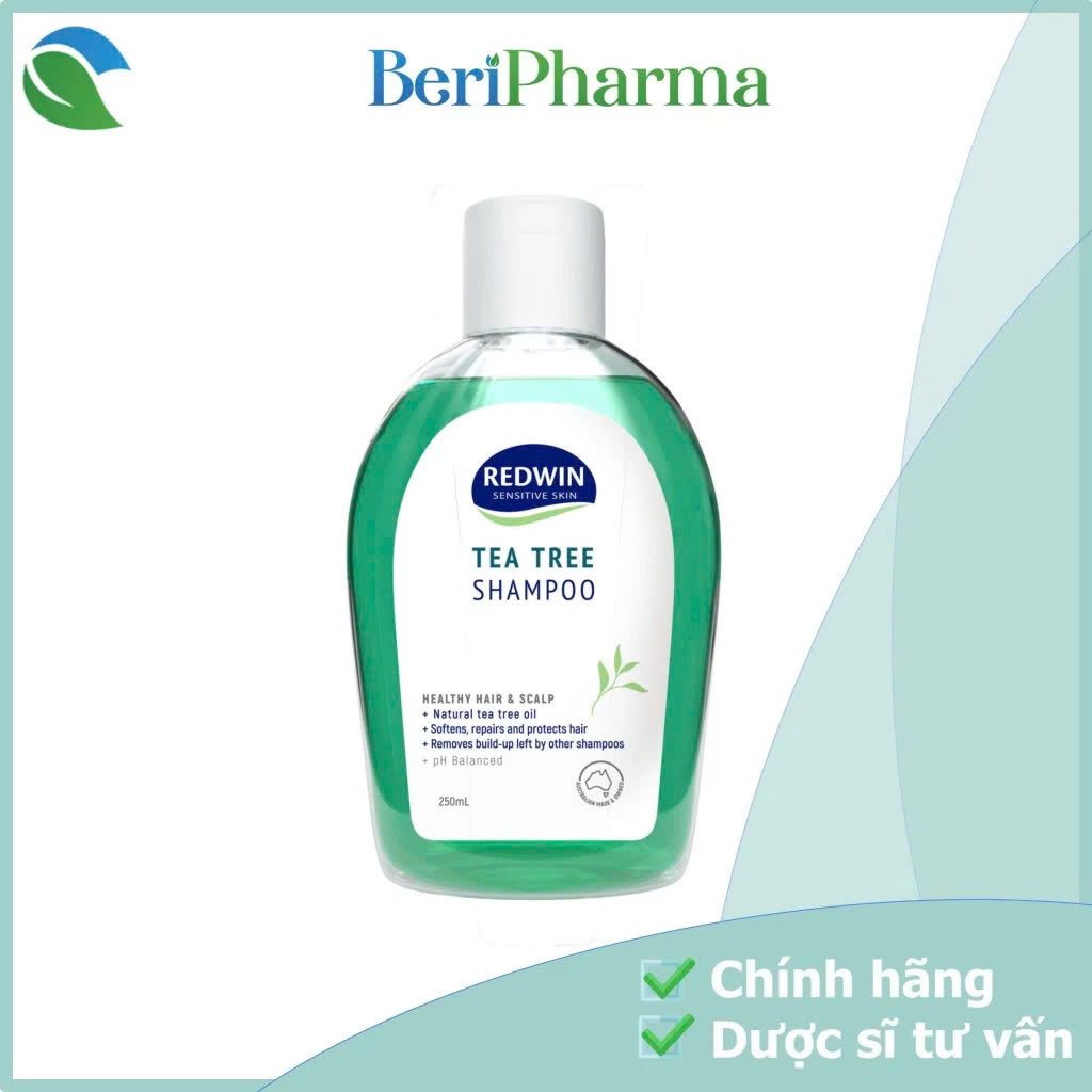 REDWIN Dầu Gội Phục Hồi Tóc Gãy Rụng - Giảm Ngứa Da Đầu Tea Tree Shampoo 250ml