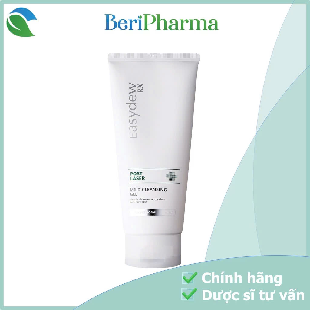 Easydew Sữa Rửa Mặt Dạng Gel Dịu Nhẹ Dành Cho Da Nhạy Cảm, Sau Laser Post Laser Mild Cleansing Gel 150ml