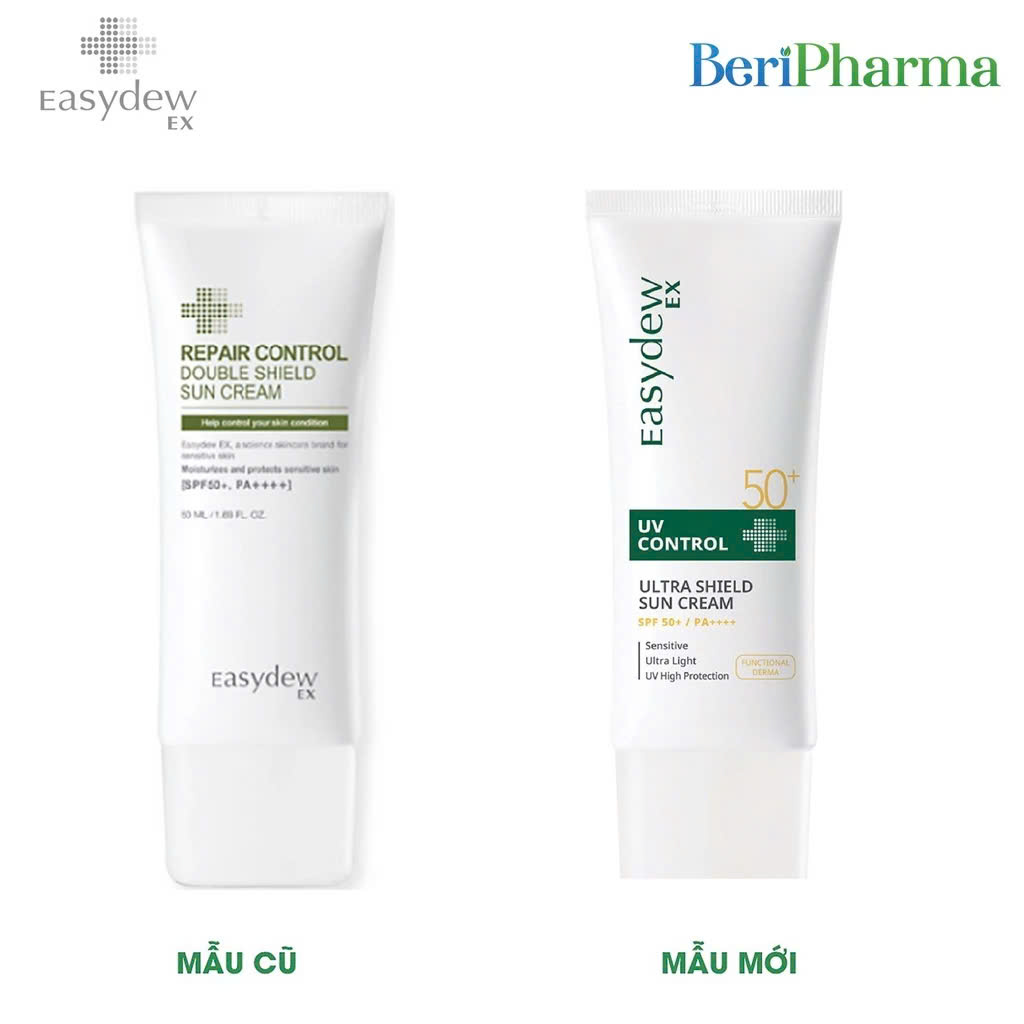 Easydew Ex Kem Chống Nắng Phục Hồi Da Repair Control Double Shield Sun Cream 50ml