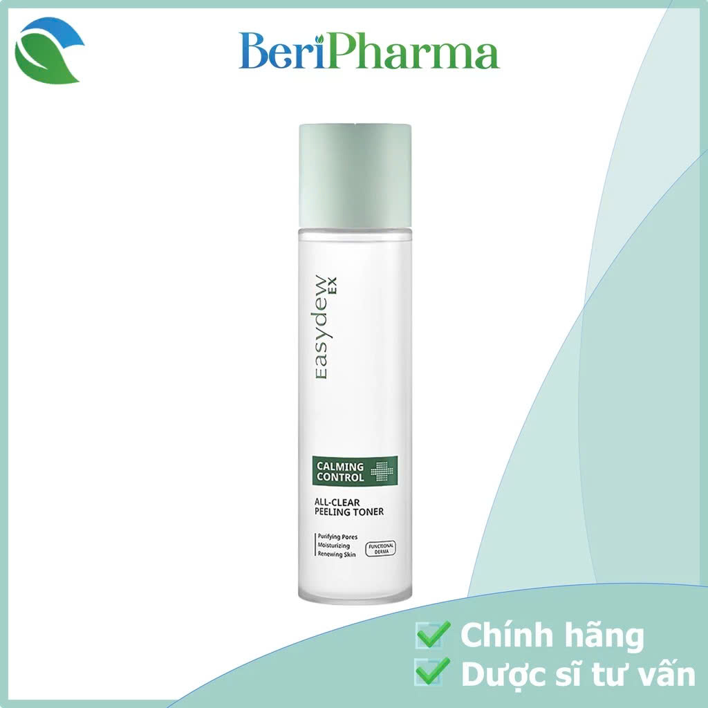Easydew Ex Nước Cân Bằng Kiểm Soát Nhờn Làm Sạch Lỗ Chân Lông Calming Control All Clear Peeling Toner 175ml