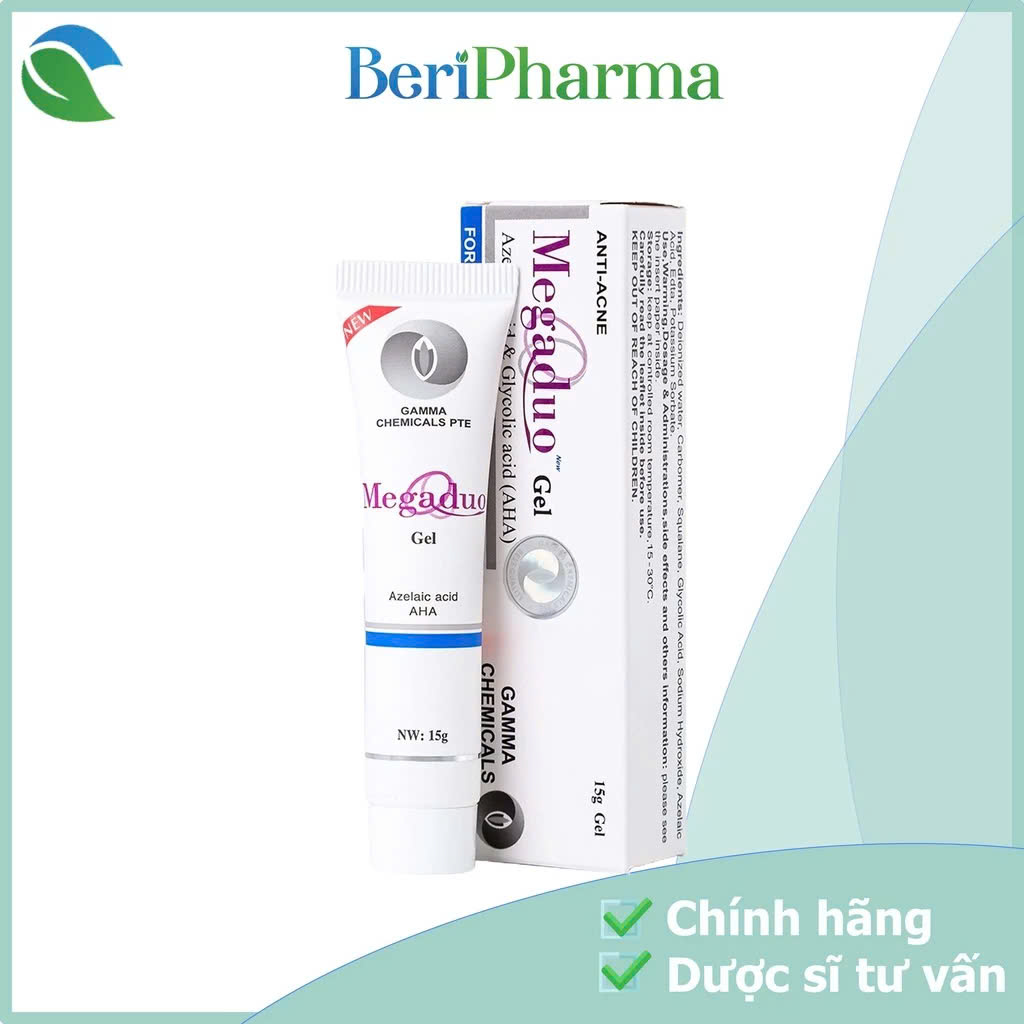 Gamma Gel Giảm Mụn Ẩn Và Giảm Thâm Mụn Megaduo Gel 15g