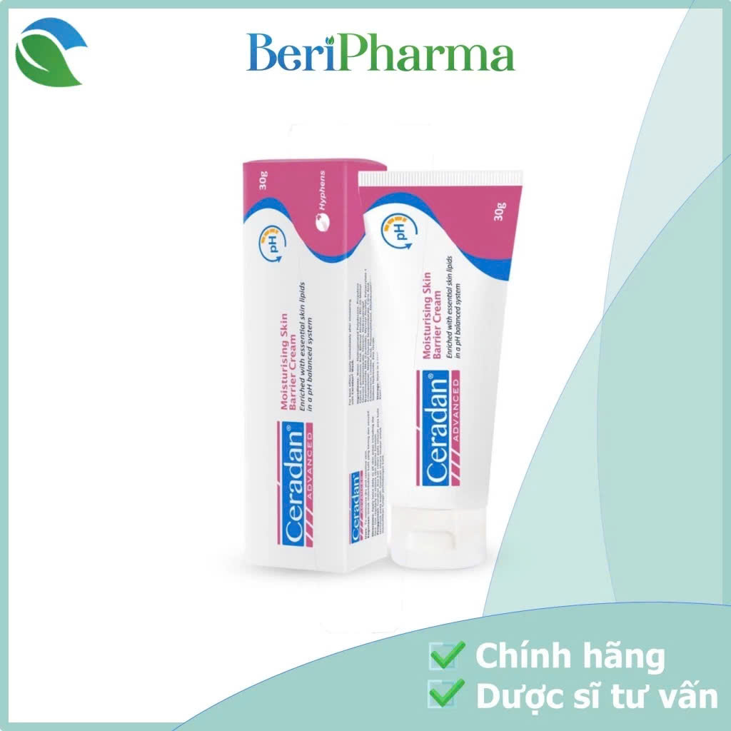 Ceradan Kem Dưỡng Ẩm Giúp Phục Hồi Hàng Rào Bảo Vệ Da Thế Hệ Mới Advanced 30g
