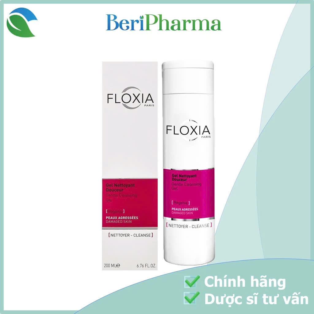 Floxia Gel Rửa Mặt Dành Cho Da Nhạy Cảm Gentle Cleansing Gel 200ml