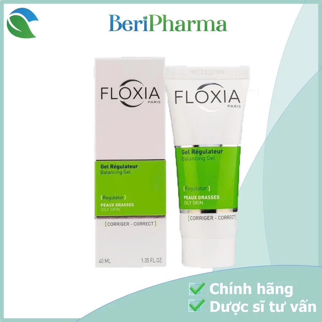 Floxia Gel Dưỡng Cho Da Dầu, Giúp Giữa Ẩm Và Làm Dịu, Ngăn Mụn Balancing Gel Regulator 40ml