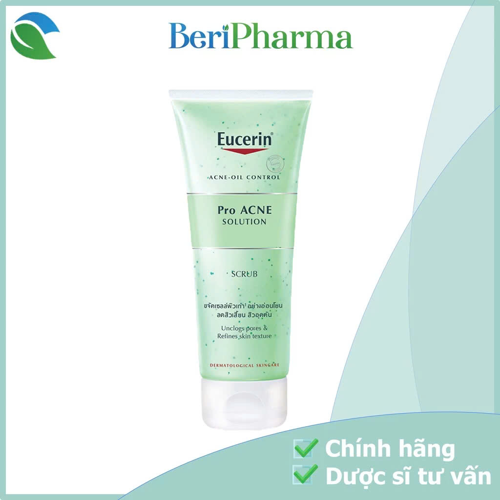 Eucerin Gel Tẩy Tế Bào Chết Ngăn Ngừa Mụn Proacne Scrub 100ml