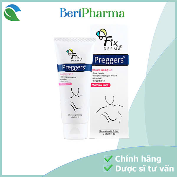 FIXDERMA Gel Hỗ Trợ Săn Chắc Vòng 1 Fixderma Preggers Breast Firming Gel 60g