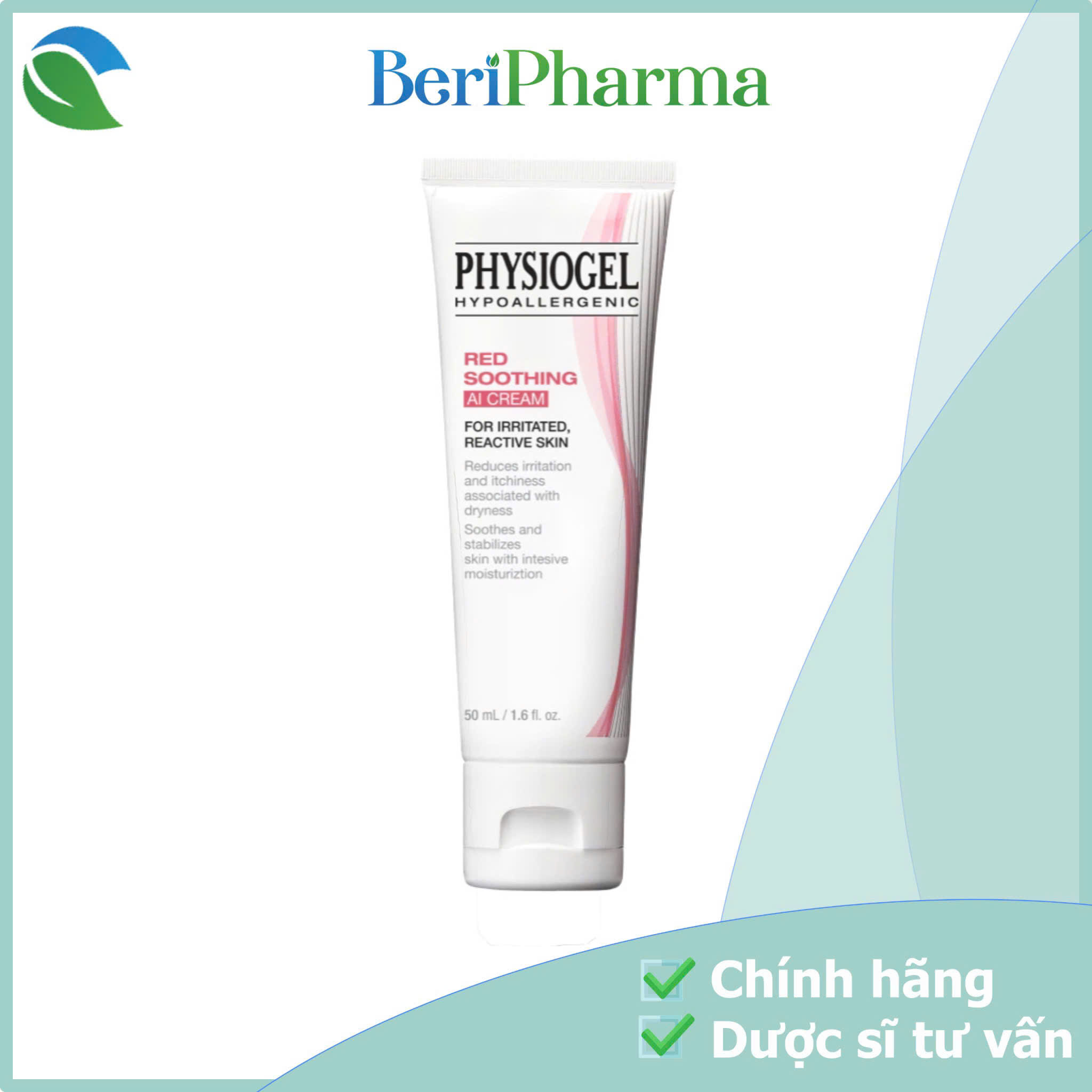 PHYSIOGEL Kem Dưỡng Ẩm Và Làm Dịu Da Physiogel Soothing Care A.I Cream 50ml