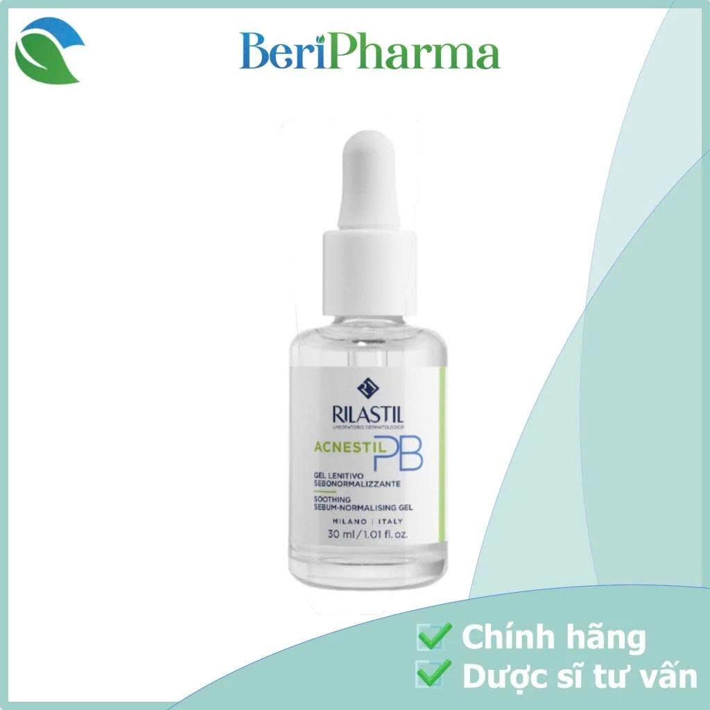 RILASTIL Serum Cấp Ẩm Cho Da Mụn Acnestil PB Soothing Sebum - Normalising Gel 30ml