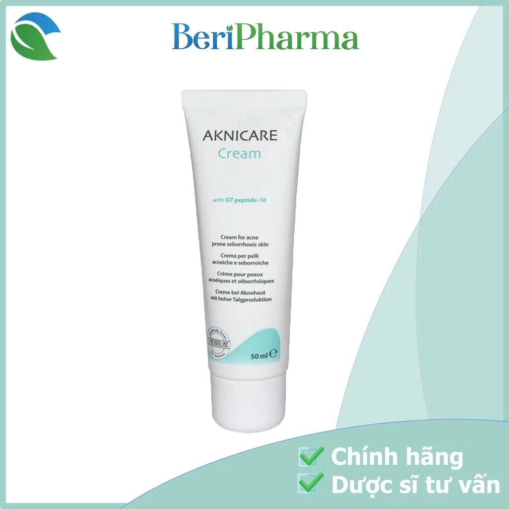 Aknicare Kem Giảm Mụn, Kiểm Soát Nhờn Cream 50ml