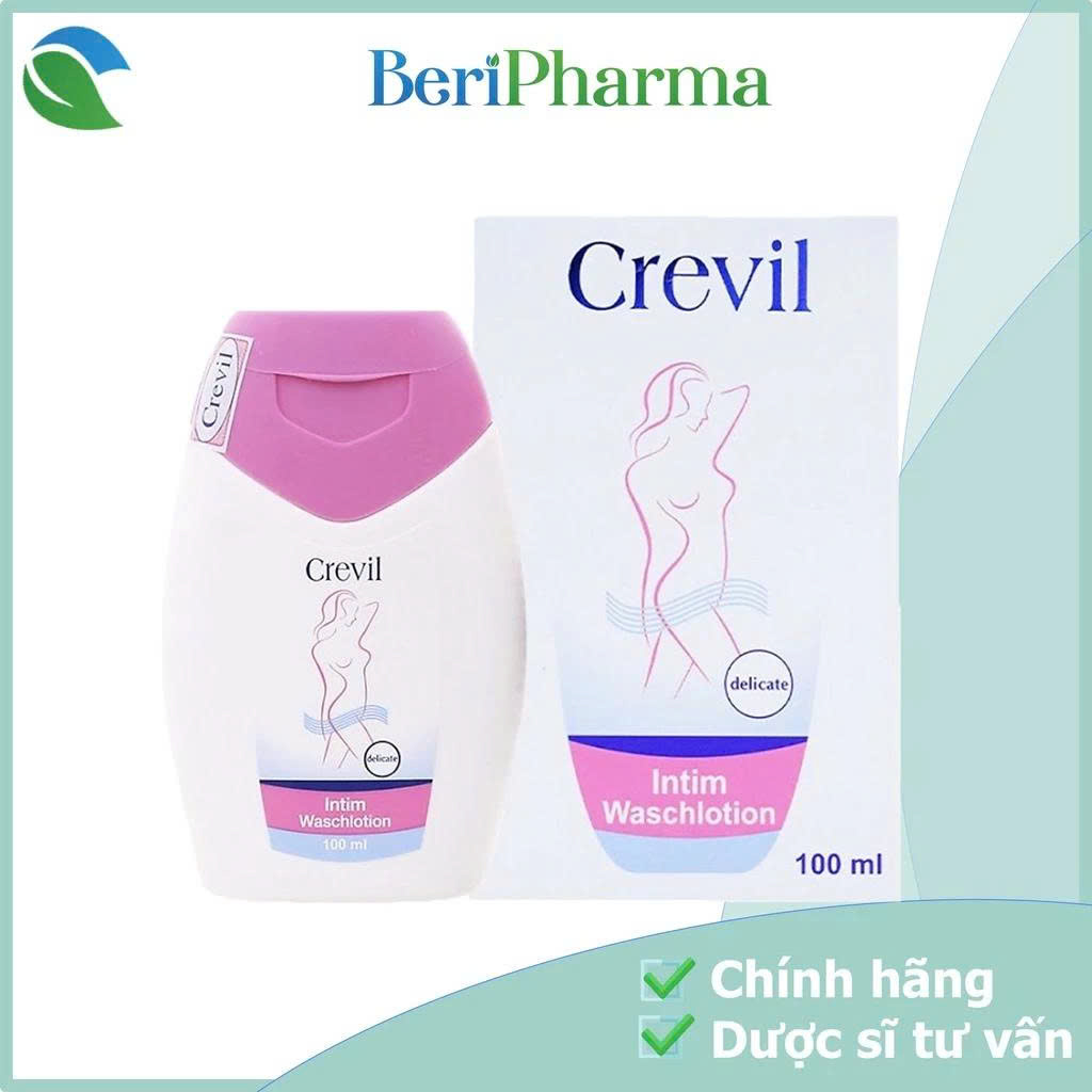 Crevil Dung Dịch Vệ Sinh Phụ Nữ Hỗ Trợ Cân Bằng Độ pH Intim Waschlotion 100ml