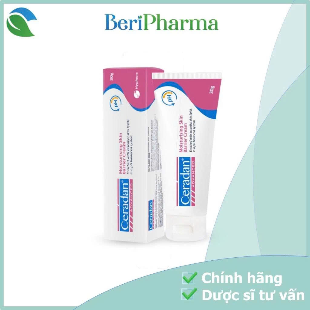 Ceradan Kem Dưỡng Ẩm Giúp Phục Hồi Hàng Rào Bảo Vệ Da Thế Hệ Mới Advanced 30g