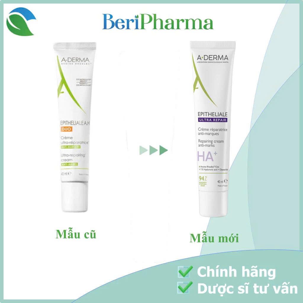 A-Derma Kem Dưỡng Phục Hồi Và Làm Dịu Da Tổn Thương Epitheliale A.H Ultra Soothing Repairing Cream 40ml