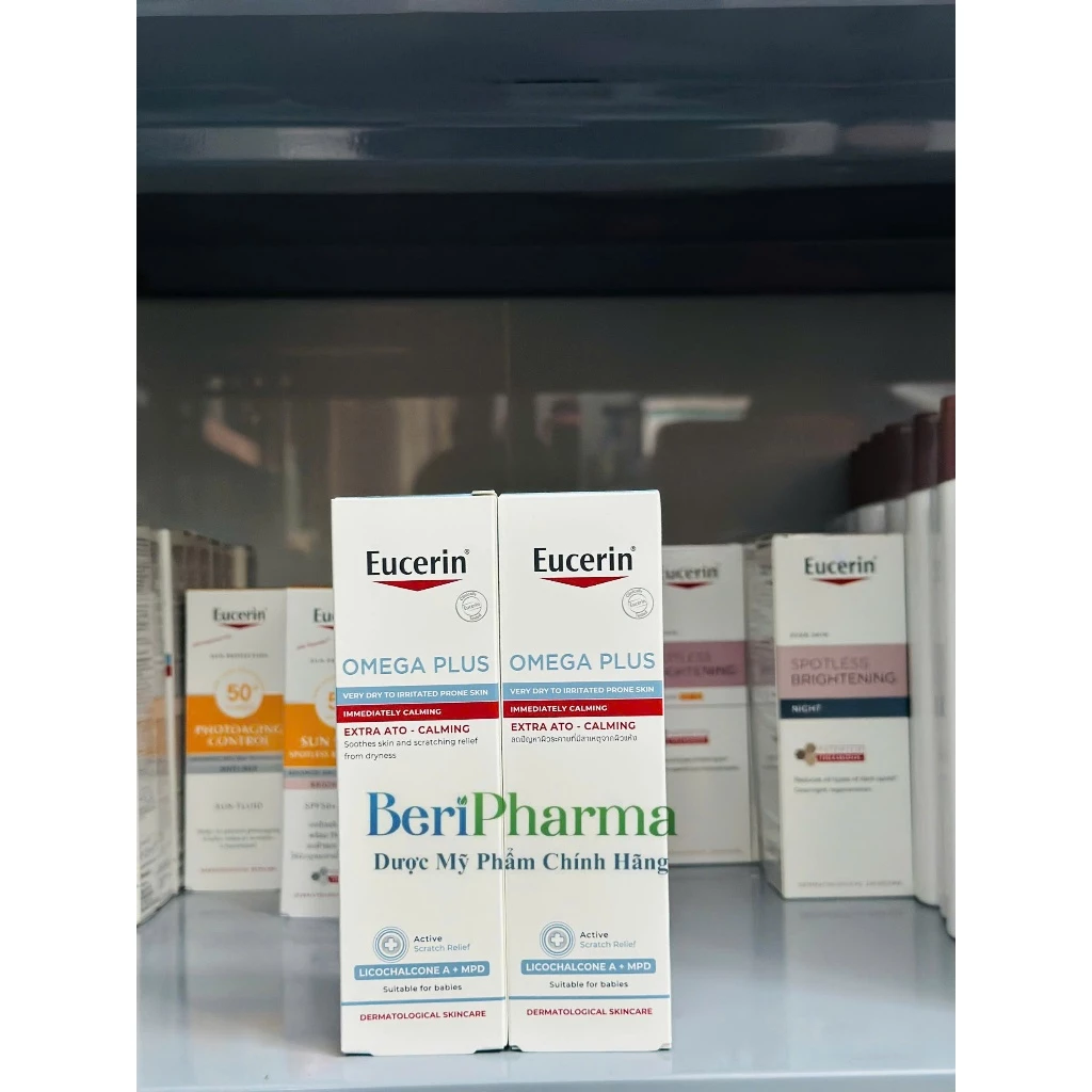 Eucerin Kem Dưỡng Giảm Ngứa, Đỏ Da Ato Control Acute Care 40ml