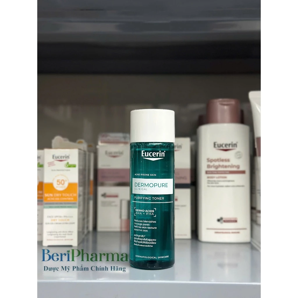 Eucerin Nước Hoa Hồng Dành Cho Da Mụn Proacne Toner 200ml