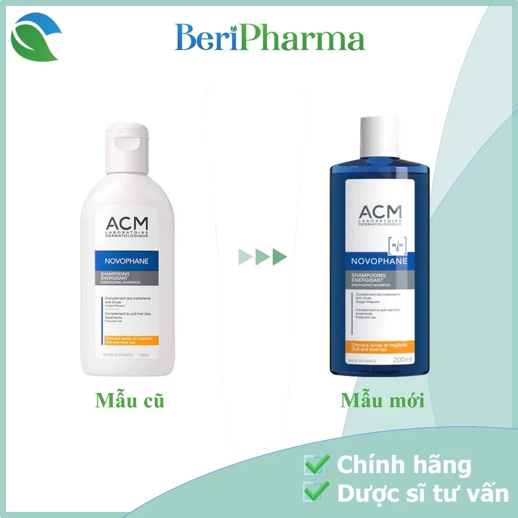 ACM Dầu Gội Cung Cấp Năng Lượng Cho Tóc Yếu Novophane Energizing Shampoo 200ml