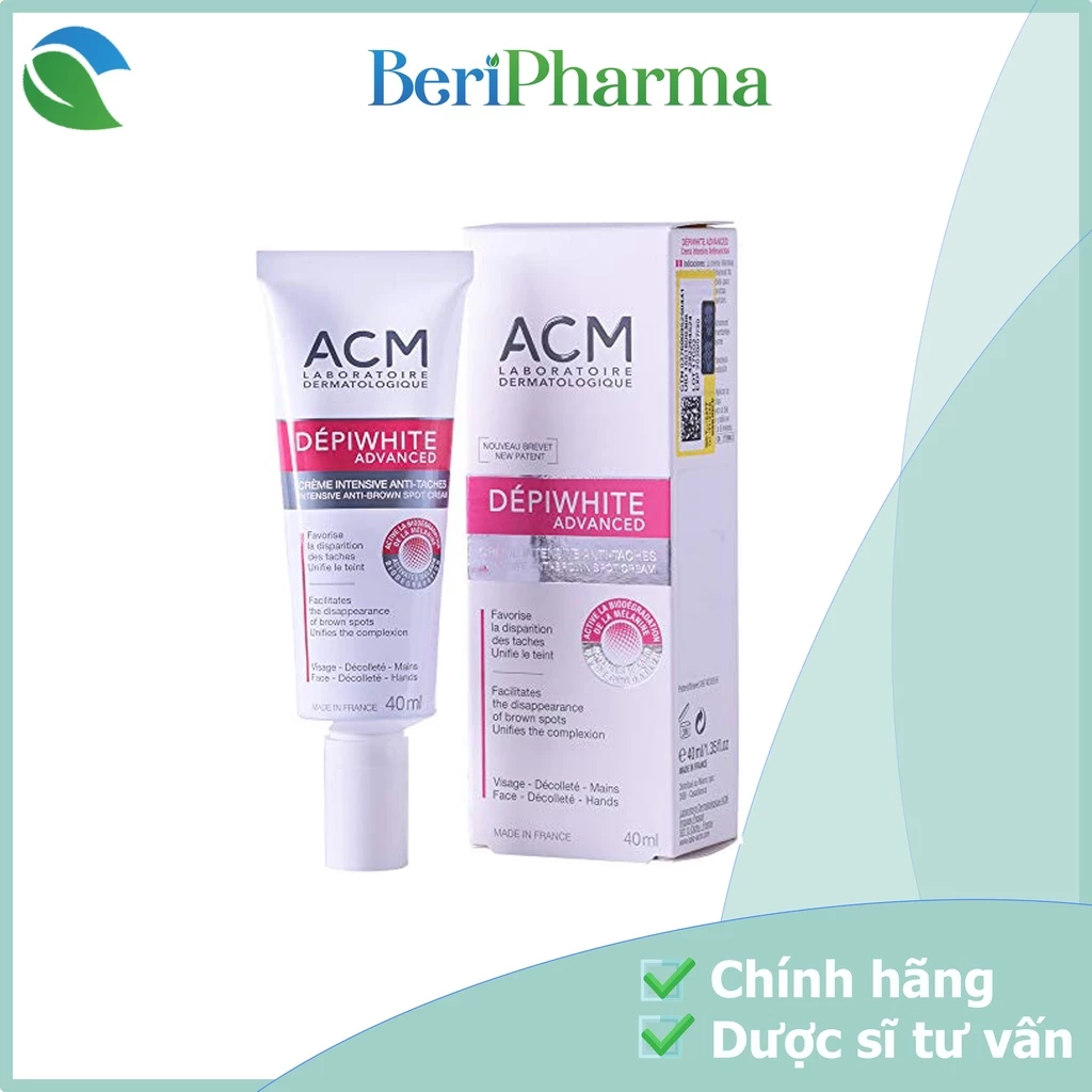 ACM Kem Làm Giảm Nám Và Sạm Da Chuyên Sâu Depiwhite Advanced Intensive Anti-Brown Spot Cream 40ml