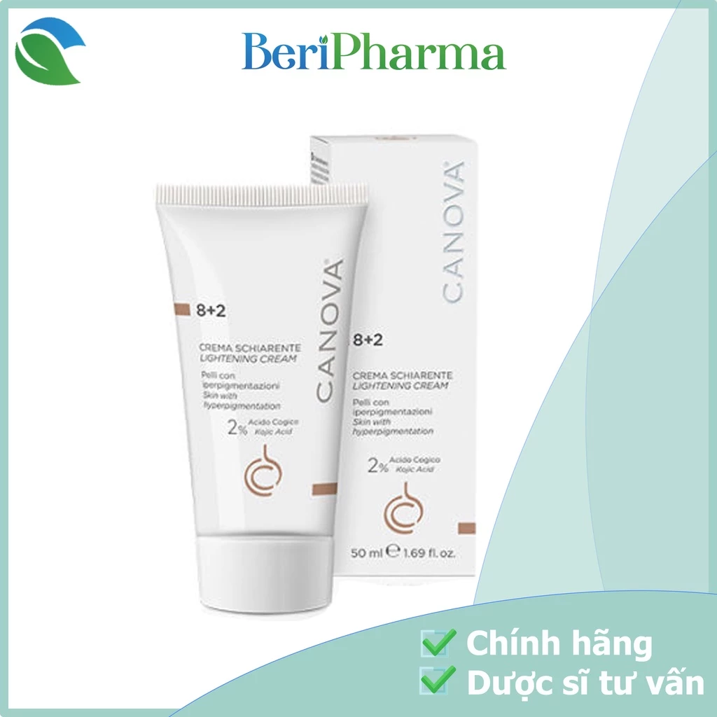 Canova Kem Làm Mờ Nám, Sáng Da Ngày/ Đêm 8+2 - LIGHTENING CREAM 50ml