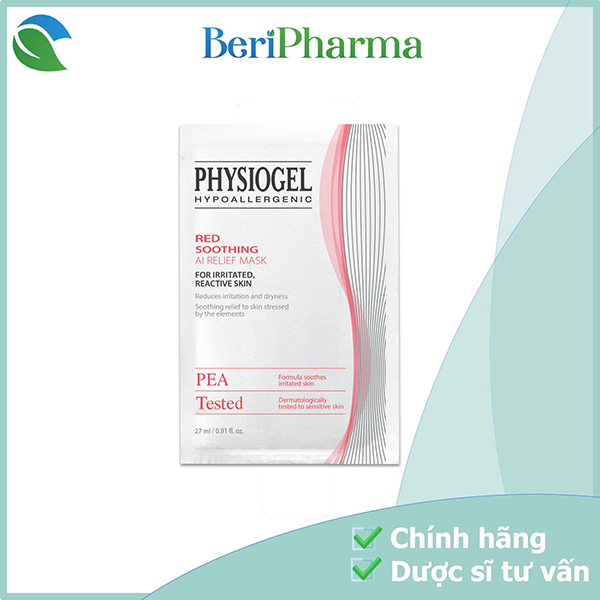 PHYSIOGEL Mặt Nạ Dưỡng Ẩm Làm Dịu Da Physiogel Red Soothing AI Relief Mask 27ml (Miếng)