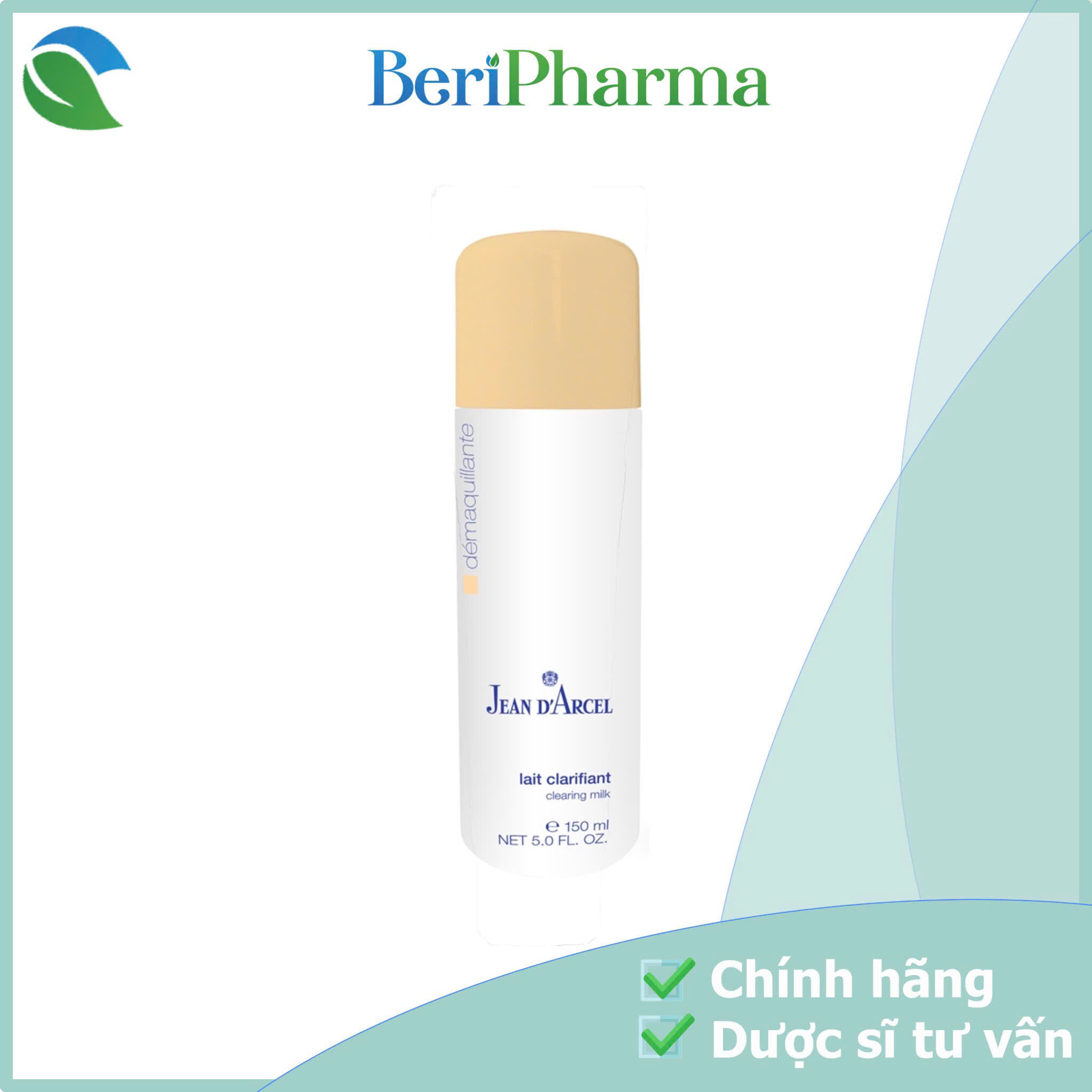 Jean D'arcel Sữa Rửa Mặt Dành Cho Da Dầu Mụn Clearing Milk 150ml