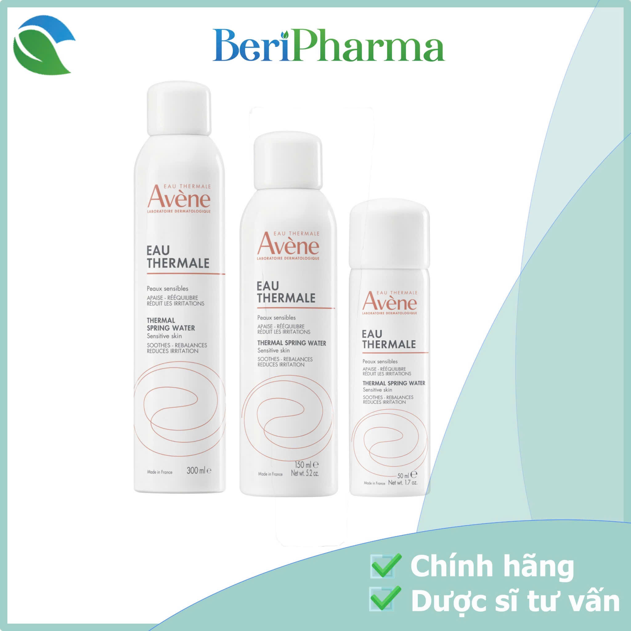 Avène Xịt Khoáng Làm Dịu Da Thermal Spring Water